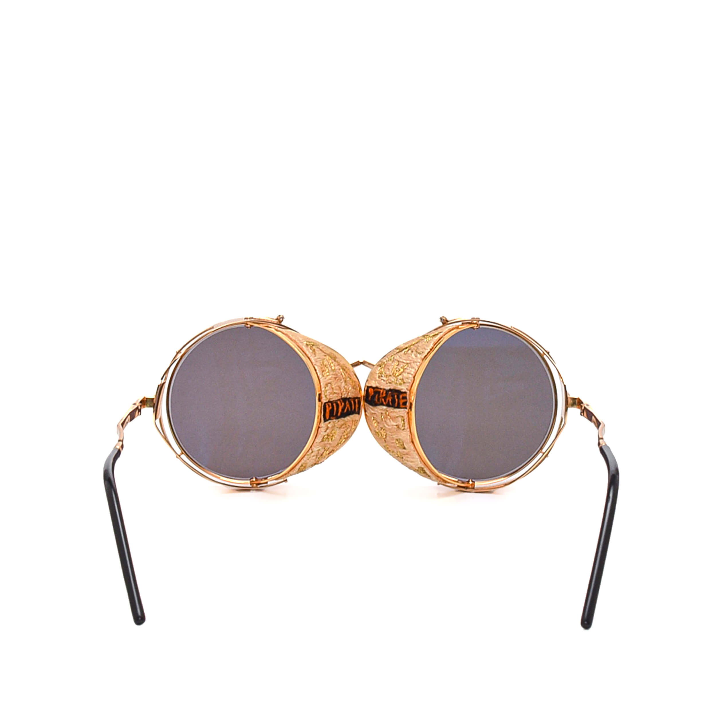 GENTLE MONSTER - Purple&Gold Steampunk Sunglasses